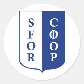 Sticker Rond SFOR Bosnie