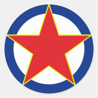 Sticker Rond SFRJ RV i PVO