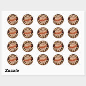 Sticker Rond SG_Sausage (Feuille)