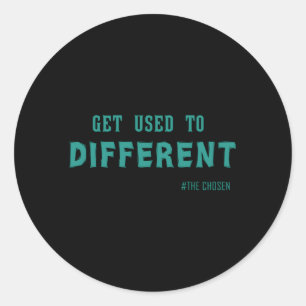 Sticker Rond S'Habituer À Différents Choix