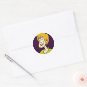 Sticker Rond Shaggy Smiling (Enveloppe)