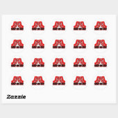 STICKER ROND SHAKE ET BAKE (Feuille)