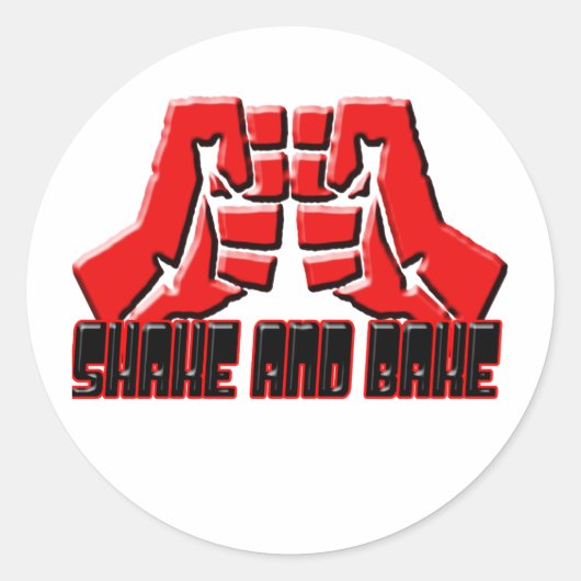 STICKER ROND SHAKE ET BAKE (Devant)