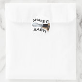 Sticker Rond Shake It Baby ! (Sac)