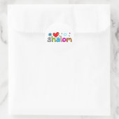 Sticker Rond Shalom (Sac)