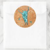 Sticker Rond Shaman (Sac)