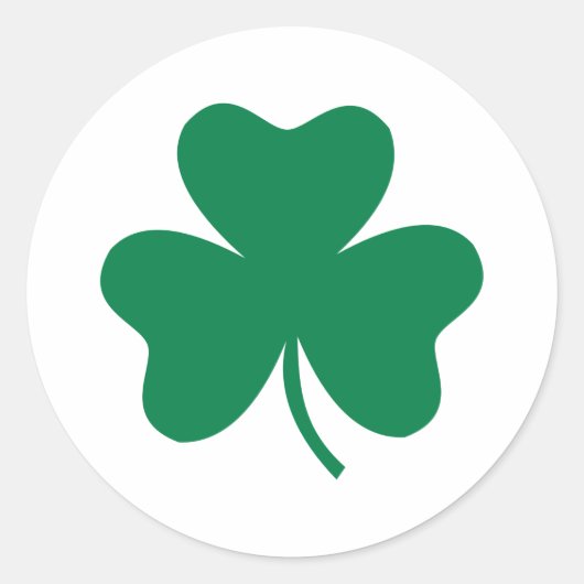 Sticker Rond Shamrock (Devant)