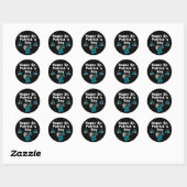 Sticker Rond Shamrock Clover Irish Joyeux St Patrick`s Day (Feuille)