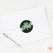 Sticker Rond Shamrock de Boston (Enveloppe)