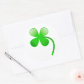Sticker Rond Shamrock de la Saint-Patrick (Enveloppe)
