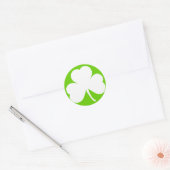 Sticker Rond Shamrock irlandais (Enveloppe)