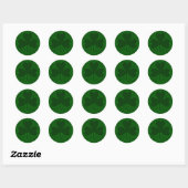 Sticker Rond Shamrock Scribblprint (Feuille)
