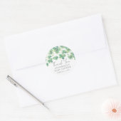 Sticker Rond Shamrock St. Patrick's Day Baby Shower (Enveloppe)