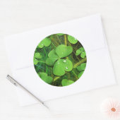 Sticker Rond Shamrock vert St Patrick iPhone 5 Coque-Mate (Enveloppe)