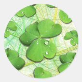 Sticker Rond Shamrock vert St Patrick iPhone 5 Coque-Mate (Devant)