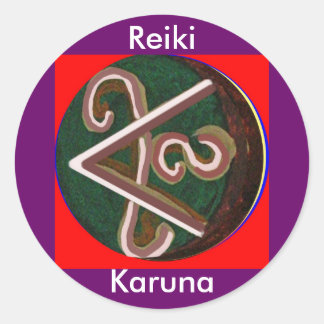 Sticker Rond Shanti = Paix