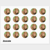 Sticker Rond Shar Pei (Feuille)