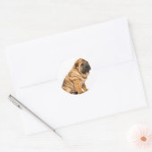 Sticker Rond Shar pei Dog (Enveloppe)