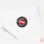 Sticker Rond Shark Gear par Divers Den (Enveloppe)