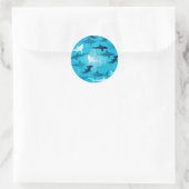 Sticker Rond Sharks ! (Sac)