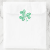 Sticker Rond Sharmocks pour la Saint Patrick's Day (Sac)