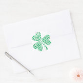 Sticker Rond Sharmocks pour la Saint Patrick's Day (Enveloppe)
