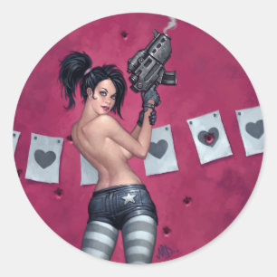 Sticker Rond Sharpshooter