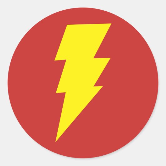 Sticker Rond Shazam (Devant)