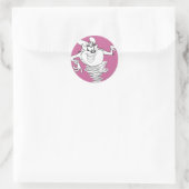 Sticker Rond She-Devil noir et blanc (Sac)