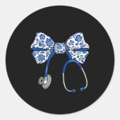 Sticker Rond She Works With Willing Hands Proverbs 31 13 Christ (Devant)