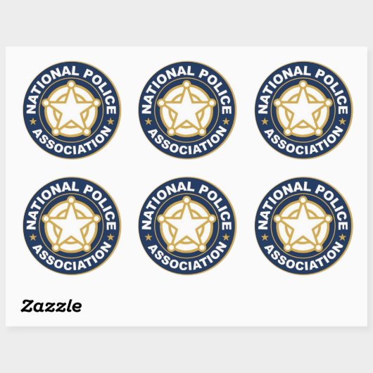 Sticker Rond Sheet of Six 3" Logo Decals (Feuille)