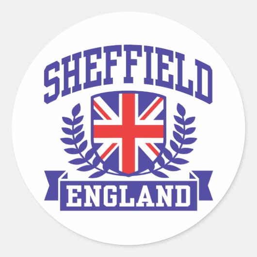 Sticker Rond Sheffield (Devant)