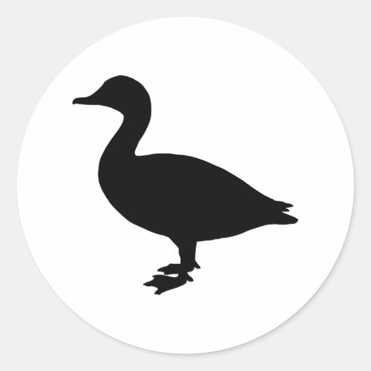 Sticker Rond Sheldrake Duck (Devant)