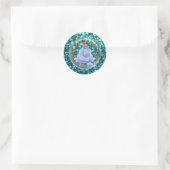 Sticker Rond Shell-ebrate ! mermaid thème (Sac)