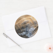 STICKER ROND SHELL GÉANT TORTOISE (Enveloppe)