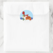 Sticker Rond Shelter Christmas Mail Sable (Sac)