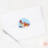Sticker Rond Shelter Christmas Mail Sable (Enveloppe)