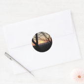 Sticker Rond Shenandoah Sunset National Park Paysage (Enveloppe)