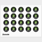 Sticker Rond Shenanigans Coordinator St Patrick's Day (Feuille)