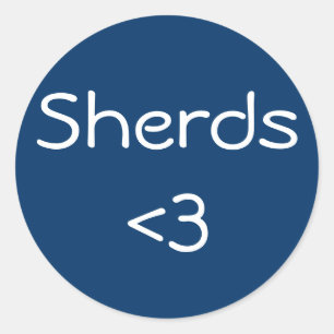 Sticker Rond Sherds <3