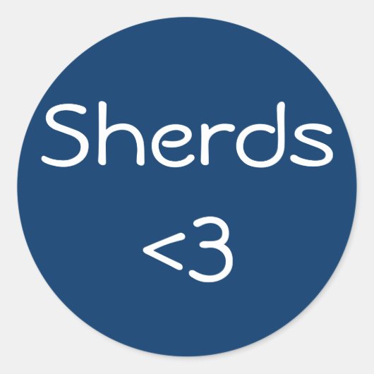 Sticker Rond Sherds <3 (Devant)