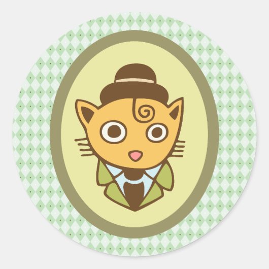 Sticker Rond Sherlock (Devant)
