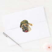 Sticker Rond Sherwood Boxer (Enveloppe)