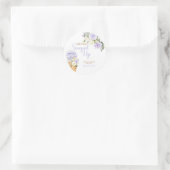 Sticker Rond She's Been Scooped Up (Purple) Custom (Sac)