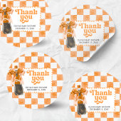 Sticker Rond She's Ready to Pop Baby Shower