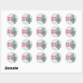 Sticker rond SheSpeak (Feuille)