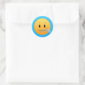 Sticker Rond Shhhh... (sticker silencieux) (Sac)