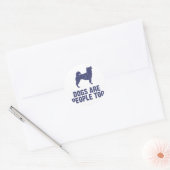 Sticker Rond Shiba Inu (Enveloppe)