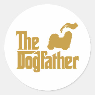 Sticker Rond Shih Tzu