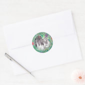 Sticker Rond Shih Tzu (Enveloppe)